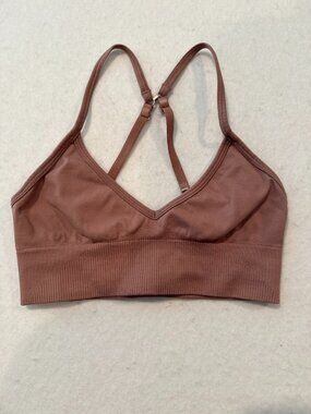 Lululemon Dusty Mauve Pink Ebb to Street Bra Size 4 XS Sports Bra